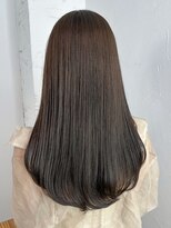 アイティーバイアルバム 松戸店(IT by ALBUM)&nbsp;ロング暗めカラー韓国ヘア顔周りレイヤー_ba482032