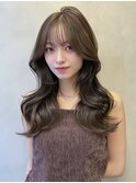 □ 韓国大宮顔周りレイヤーカットハッシュカット髪質改善