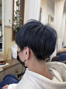 コアフィールフィス(COIFFURE fils) 新規お得クーポンあり【見附　今町】ネイビーカラー