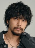 渋谷ツイスパ緩めツイストスパイラルパーマッシュウルフカット◆