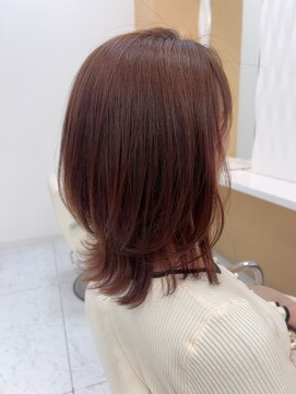 ヘアポジション 田子西店(HAIR Position) 【外ハネくびれミディアムレイヤー】
