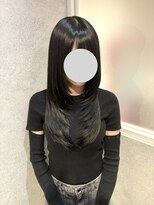 ナチュラル 渋谷店(Natural)&nbsp;カット/レイヤー/ブルーブラック/髪質改善