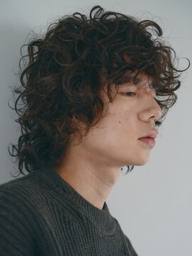 フィフス(fifth) 原宿プードルパーマメンズカットマッシュウルフ大きめカール