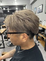 ウェイビー 桜木町店(WAVY) 【WAVY】ライトグレージュ×フェザーショート