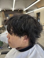ハイパー ヨコハマ(HYPER yokohama)&nbsp;韓国風シャドーパーマ【メンズ/パーマ/カット/横浜】