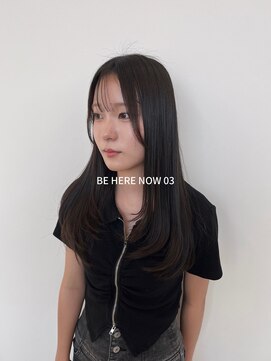 ビーヒアナウ N゜03 金沢駅西店(BE HERE NOW) 【韓国ヘア/レイヤーカット/顔まわりカット】