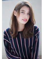 マリアバイアフロート(Maria by AFLOAT) 外ハネも大人かわいいミディアムギブソンタックとろみヘア