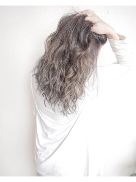 トーク 伊丹本店(TAL'KE) TAL'KE/グレージュバレイヤージュ×ヴェールウェーブ_130