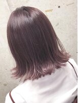 リノ 吉祥寺(Lino kichijoji)&nbsp;切りっぱなしボブ×ピンクパープル　Lino by U-REALM 相川
