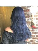 Aimee 町田　ディープブルー×波巻きウェーブ