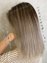 フィーネ 柏(Fi-Ne) ＃ハイライトグラデーション＃ホワイトベージュ＃柏