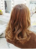 ゆるふわ巻き髪　【結婚式】【ヘアセット】【デート】