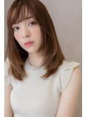 □ピンクカラーワンカールロングレイヤー116★上尾20代30代40代