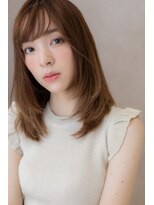 カバーヘア ブリス 上尾西口店(COVER HAIR bliss) □ピンクカラーワンカールロングレイヤー116★上尾20代30代40代