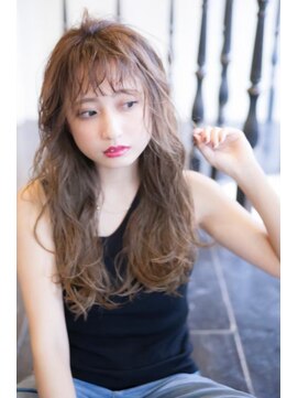 オースティン 門前仲町(AUSTIN) 前髪かき上げイメチェンイヤリングカラーラベンダーカラーくびれ