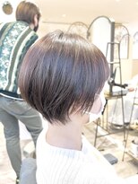 イト リトルヘアガーデン(ito. little hair garden) 丸みショート×ベージュ