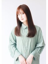 マッシュアンドマッシュアヴェダ ららぽーと福岡店(mash&mash AVEDA)&nbsp;大人キレイなツヤストレート☆シースルーバング/髪質改善