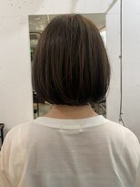 ふわっとボブ！透明感あるカラー！