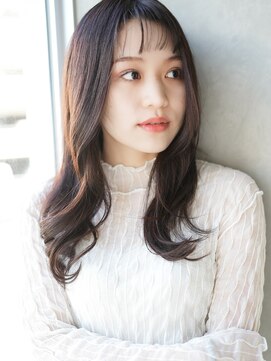 ヘアーループレル(Hair ruup Rell design works) アッシュベージュの柔らかミディアム