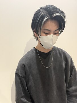 コネクト(Connect) バングカラーセンターパートウルフメッシュ