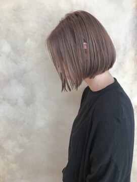 サニー 梅田(Sun.ny) ミニボブ☆ピンクグレージュ