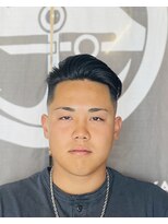 フジヤマバーバーショップ エビス(FUJIYAMA BARBER SHOP ebisu)&nbsp;オールバックサイドパート【ebisu】