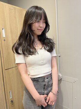 ローレンジウ(LOREN JU) 透明感髪質改善ベージュダブルカラーミルクティーグレージュ