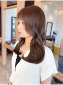 くびれヘア 透明感カラー 20代 30代 トリートメント 艶感