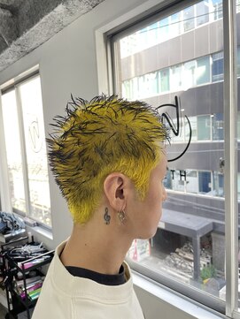 ウィズ(WITH) yellow x black エンドカラー