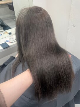 ベレーザ 渋谷(BELEZA) 11890黒髪グレージュ髪質改善アッシュブラック韓国ストレート