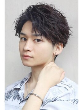 リップス 池袋(LIPPS) 爽やかツーブロックかきあげショート