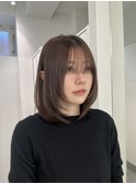 ツヤ髪髪質改善ボブ顔まわりレイヤー20代30代40代[表参道]