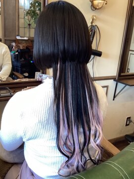 オーリー 上里本庄店(OLLIE) 地毛とエクステ20本でつくるクラゲカット