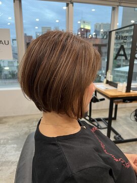 バトー バイ トリコ 船橋北口店(BATEAU by tricot) ショート×ハイライトカラー