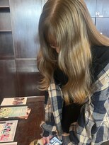 シュシュ 宜野湾店(chou chou)&nbsp;イメチェン/ホワイトブロンド/外ハネボブ/ワイドバング/宜野湾