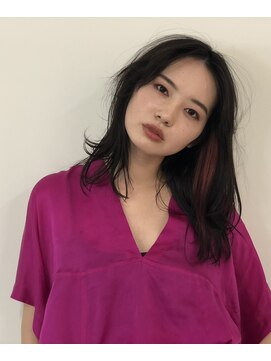 トゥーリ 薬院店(tuuli) tuuli miyu イヤリングカラーセミロング/髪質改善カラー