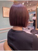 ミニウルフレイヤーカット顔周り前髪韓国ショートボブ/大宮