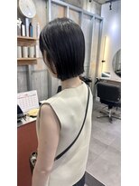 イオエ 梅田(ioe) ミルクティーベージュ/レイヤーボブ /髪質改善/縮毛矯正