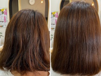 ノムラ理美容室の写真/『もう歳だし面倒くさい』と、パサパサ髪のままでいる方に【ミネラルトリートメント】で-10歳艶サラ髪に☆