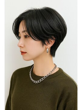 ゲイン(Gain) ショートカット・レイヤーカット×白髪ぼかし