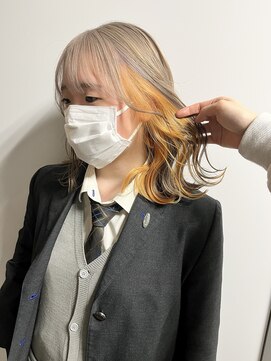 グロウ 渋谷(grow) インナーカラー