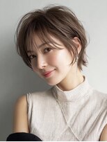 ハーツ(Heart's)&nbsp;大人可愛い40代50代くびれショートボブ丸みショート