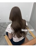 ベージュベージュカラー