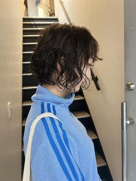 ポーズヘアー 大阪 福島(PAUSE HAIR) ミニボブ×パーマ