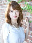 大人可愛いミディアムスタイル♪【川崎】