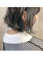 ミント(mint) *グレーで遊ぶ*グレー×ネイビー*