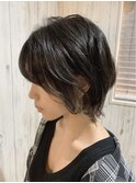 10代20代★レイヤースタイル☆透明感シアーアッシュブラウン