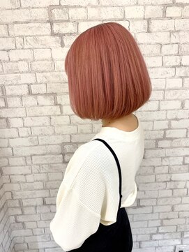 ヘアーアンドメイク ニューヨークニューヨーク 姫路店(Hair&Make NYNY) インスタ掲載　ブリーチ有り　ピンクベージュ