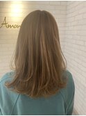 若白髪を明るく育てるハイライトby永野浩和【Aman hair 吉祥寺】