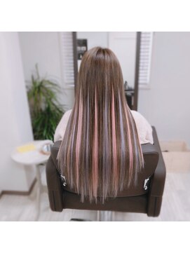 ウルティア(ulutia) アッシュブラウン×ピンク×ラベンダー